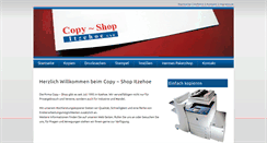 Desktop Screenshot of copy-shop-itzehoe.de
